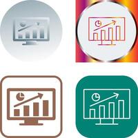 Statistics Icon Design vector