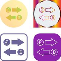 Exchange Icon Design vector