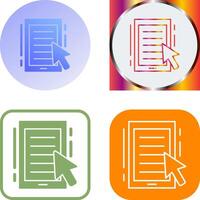 Ebook Icon Design vector