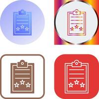 Result Icon Design vector