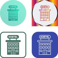 Hostel Icon Design vector