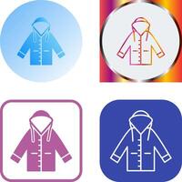 impermeable icono diseño vector