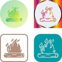 Bonfire Icon Design vector