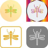 Dragonfly Icon Design vector