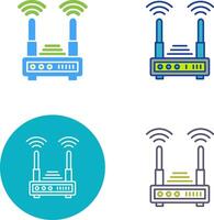 Router Icon Design vector