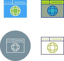 Web Page Icon Design vector