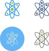 Atom Icon Design vector