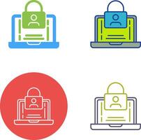 Authentication Icon Design vector