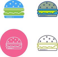 Burger Icon Design vector