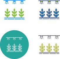 Irrigation System Icon Design vector