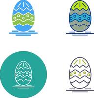 Easter Egg Icon Design vector