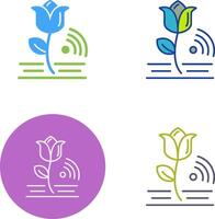 Flowers Icon Design vector