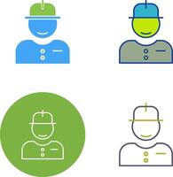 Worker Icon Design vector