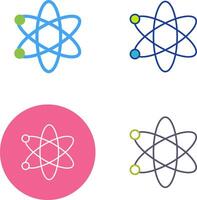 Atom Icon Design vector