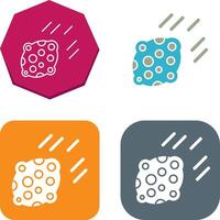 Asteroid Icon Design vector