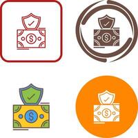 Investment Protection Icon Design vector