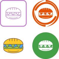 Sandwich Icon Design vector