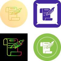 Contract Icon Design vector