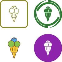 Ice cream Icon Design vector