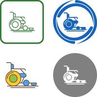 Wheel Chair Icon Design vector