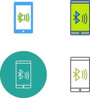 Connected Device Icon Design vector