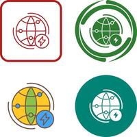 Globe Earth Icon Design vector