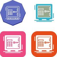 safe Icon Design vector