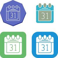 Calendar Icon Design vector