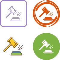 Gavel Icon Design vector