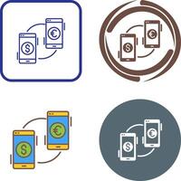 Exchange Icon Design vector