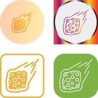 Meteorite Icon Design vector