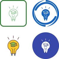 Light Bulb Icon Design vector