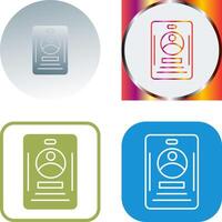 Office Card Icon Design vector