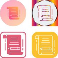 Write Icon Design vector