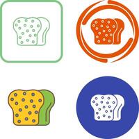 Toast Icon Design vector