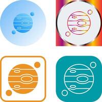 Jupiter Icon Design vector