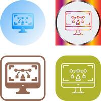 Desktop Icon Design vector