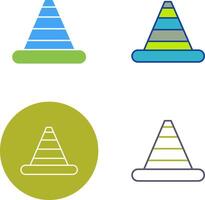 Traffic Cone Icon Design vector