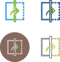 Reflect Icon Design vector