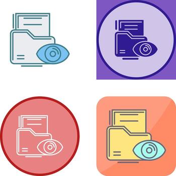 Data Visualization Icon Design vector