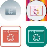 Web Page Icon Design vector