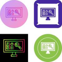 Research Icon Design vector