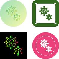 Virus Icon Design vector