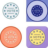 Vote Icon Design vector