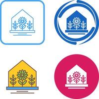 Farm House Icon Design vector