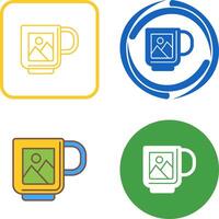 Mug Icon Design vector