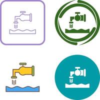 Water House Icon Design vector