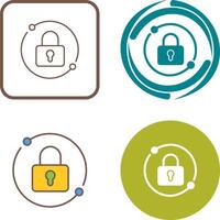 Pad Lock Icon Design vector