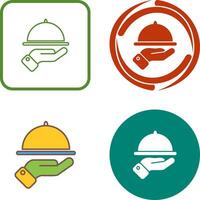 Waiter Icon Design vector