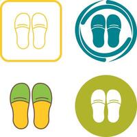 Slippers Icon Design vector